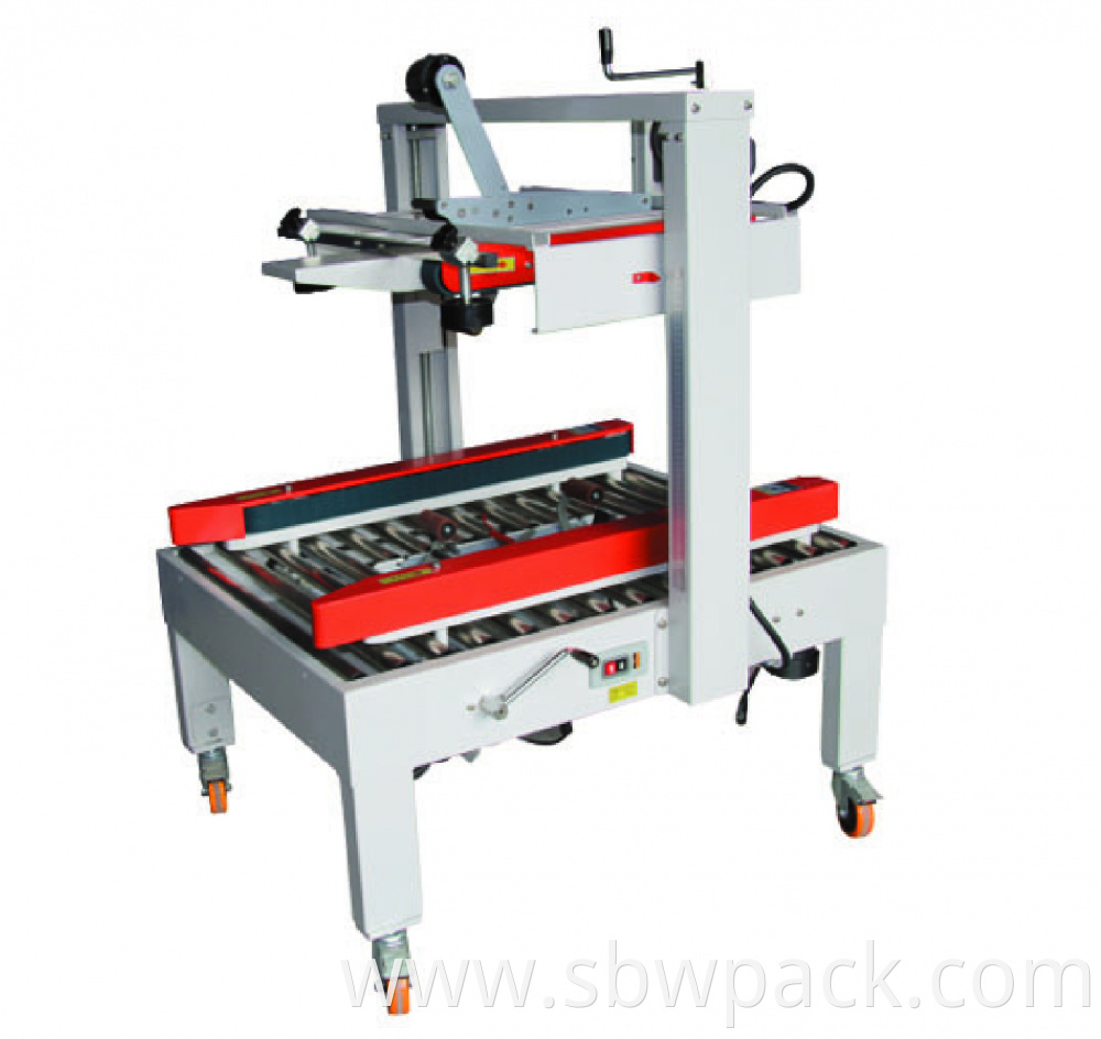 Carton Sealer Top Side Belt Driven